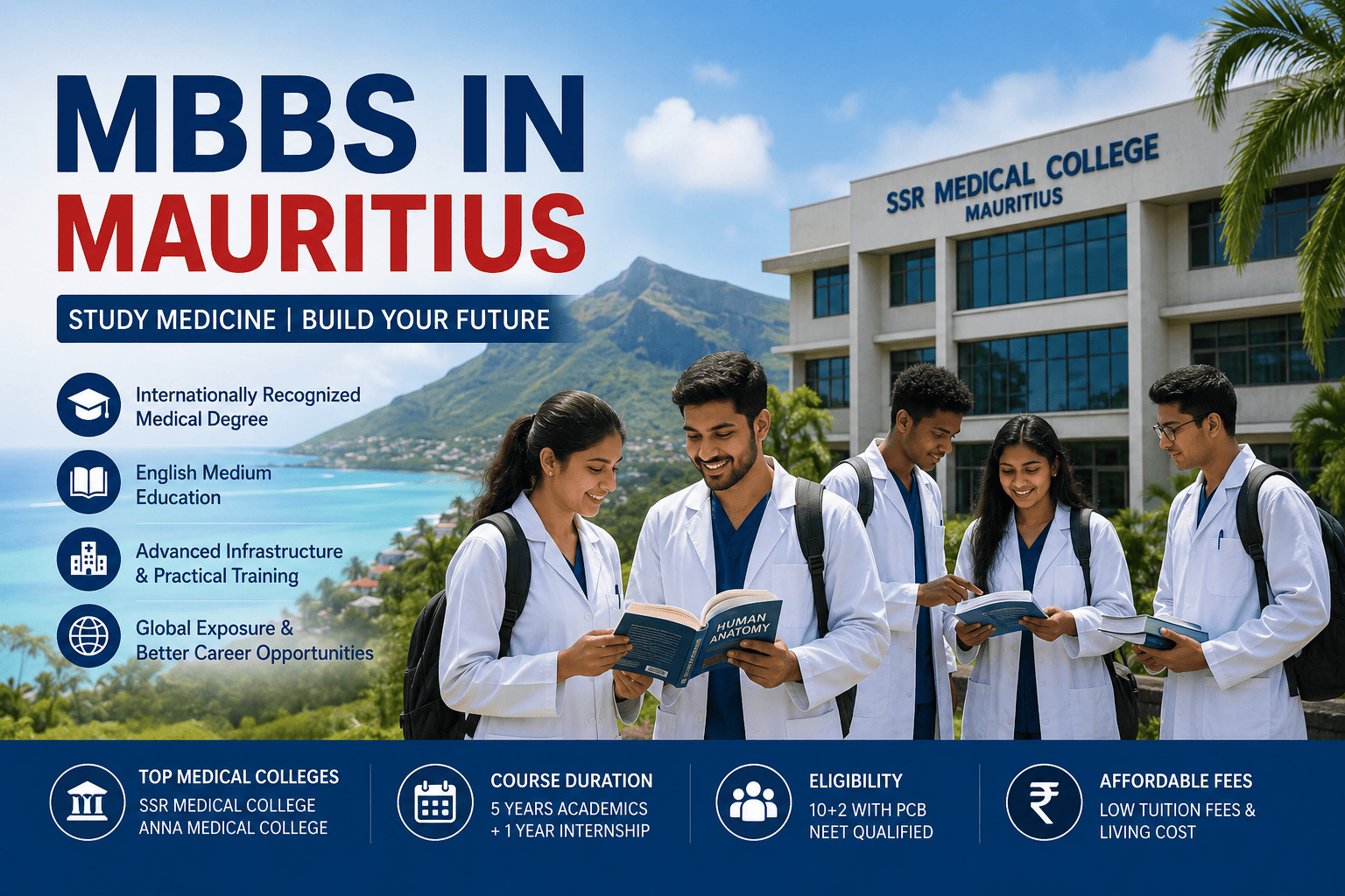 MBBS in Mauritius 2026-27 | Fees, Colleges & Eligibility
