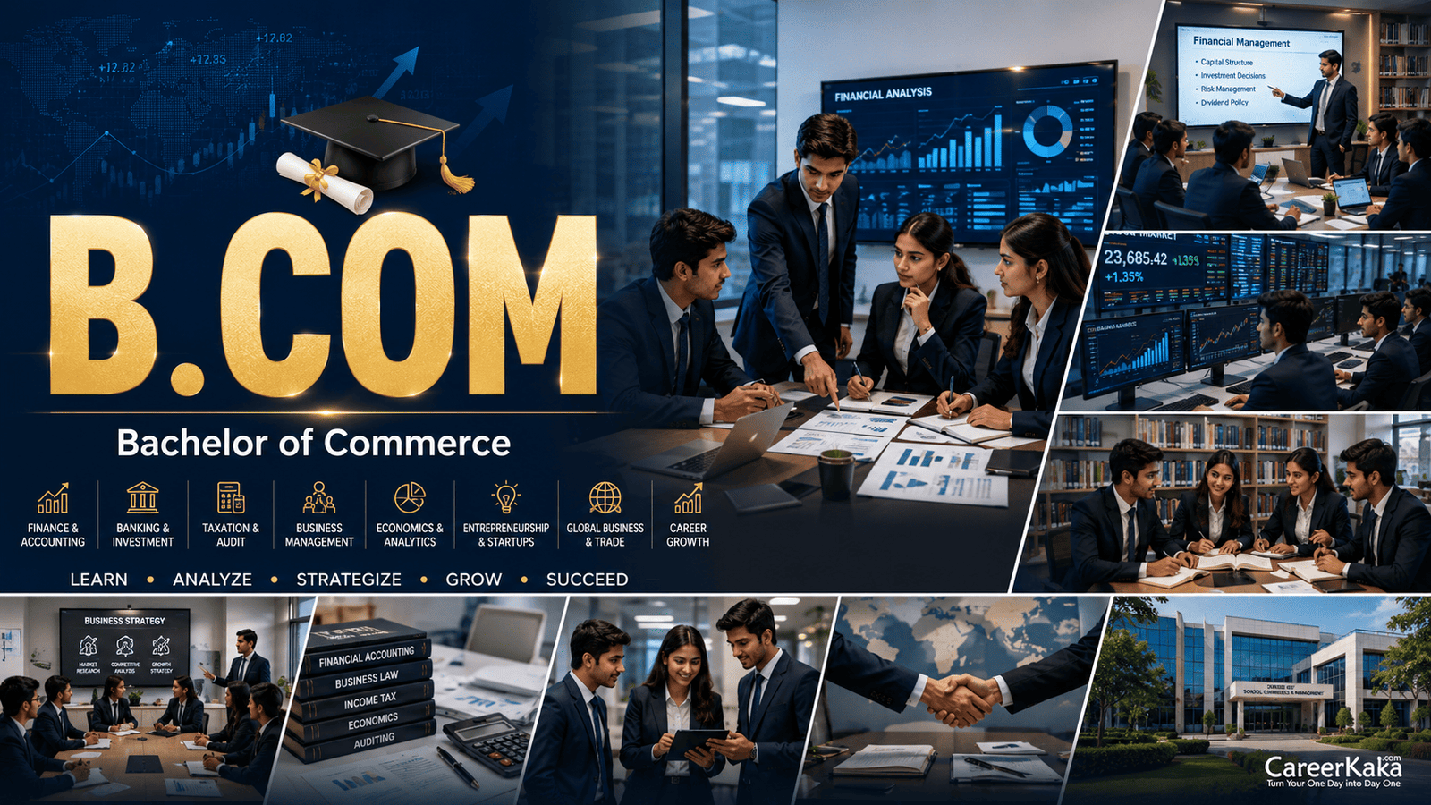 Bachelor of Commerce degree courses in India