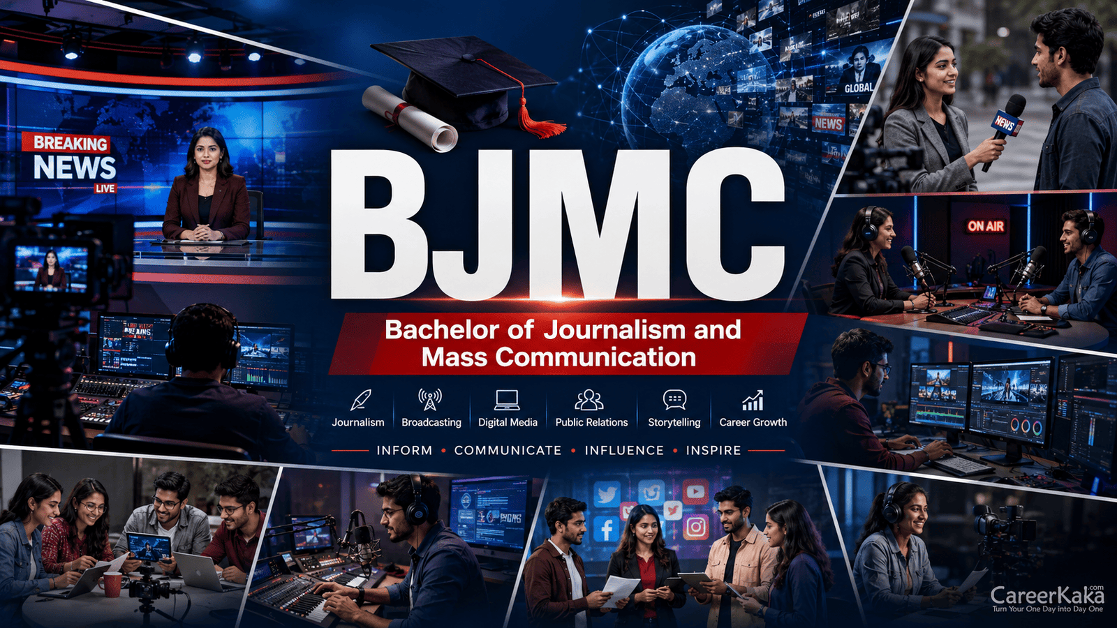 BJMC journalism mass communication degree India media career