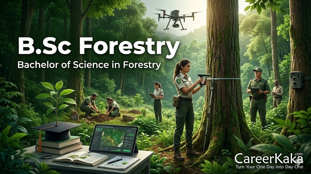 BSc Forestry degree course India wildlife environment