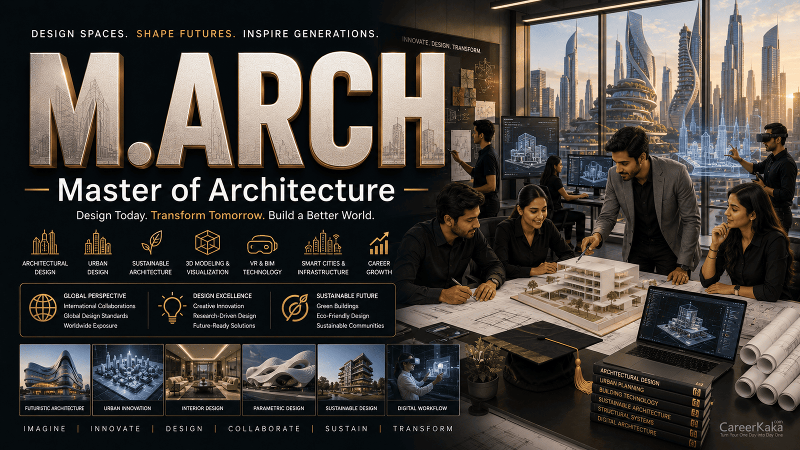 MArch Master of Architecture postgraduate degree India GATE