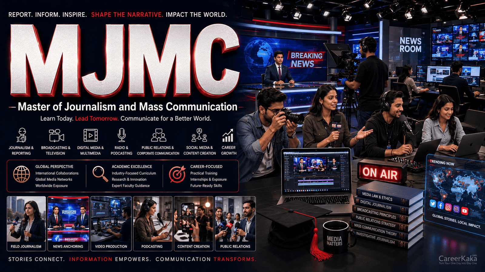 MJMC Master Journalism Mass Communication postgraduate India IIMC